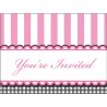 8 Invitaciones Sweet Baby Feet Pink