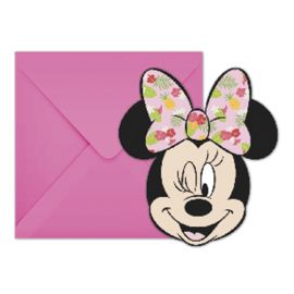 Minnie Mouse Tropische Uitnodigingen