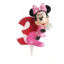 Minnie Mouse 3 Jaar Kaars