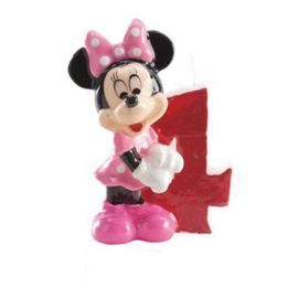 Minnie Mouse 4 Jaar Kaars