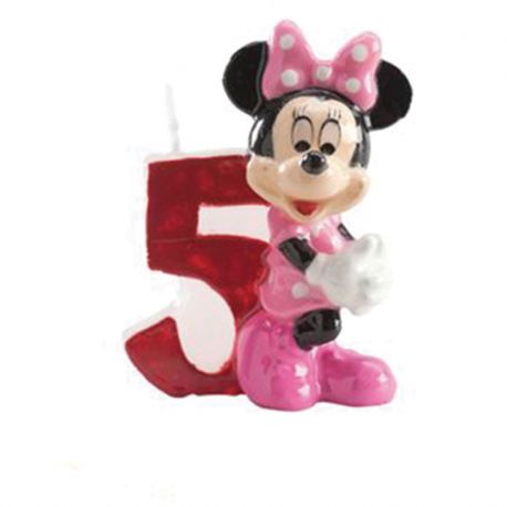 Minnie Mouse 5 Jaar Kaars goedkoop bestellen