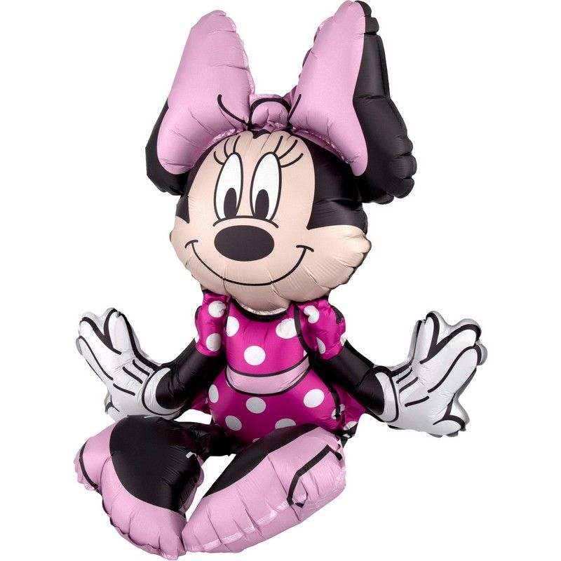 donderdag werkelijk vlot Zittende Minnie Mouse Ballon【Online Bestellen】De Beste Prijs Voor Jou