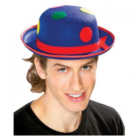 Blue Clown Hat Adult