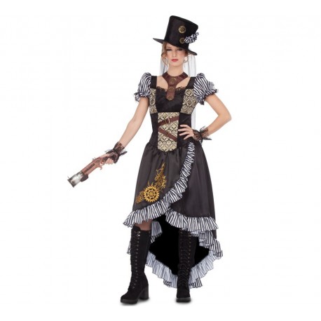 Steampunk Dame Kostuums Volwassene Steampunk Dame Kostuums