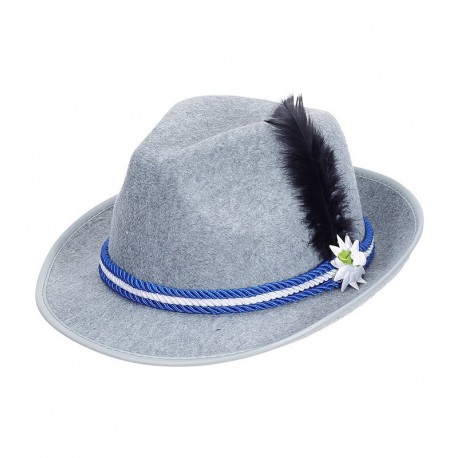 Beierse Fedora met bloem en veer