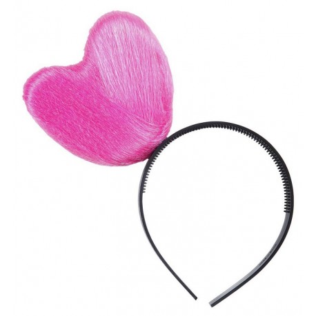 Roze hart hoofdband