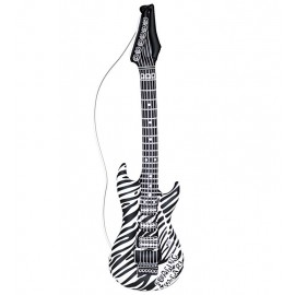 Zebra Opblaasbare Gitaar 105 cm