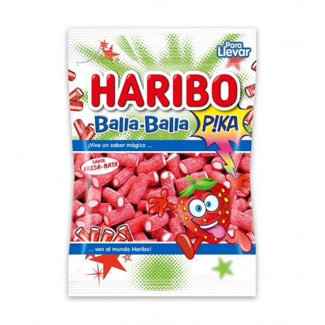 Chuches Haribo Balla Pica Fresa 100 gr