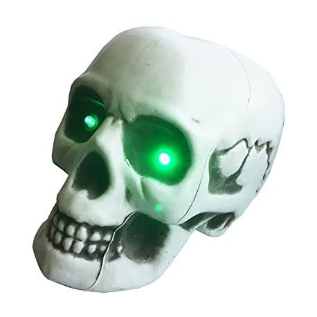 Calavera Pirata con Ojos Led Colores Cambiantes