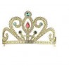 Tiara de Oro con Gemas