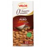 5 Tabletas Chocolate Valor Choco Puro Almendra Sin Azúcar