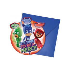 Pj Masks Uitnodigingen