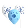 8 Globos Copos de Nieve