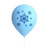 8 Globos Copos de Nieve