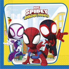 20 Servilletas Spidey 33 cm