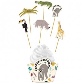 Jungle Cupcake Vormpjes & Toppers