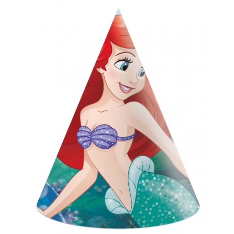 6 Gorros La Sirenita Ariel