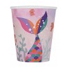 8 Vasos Beautiful Mermaid