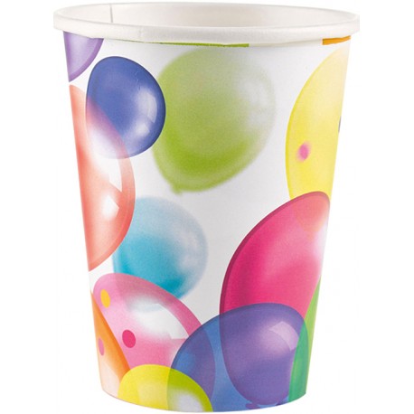 8 Vasos De Globos