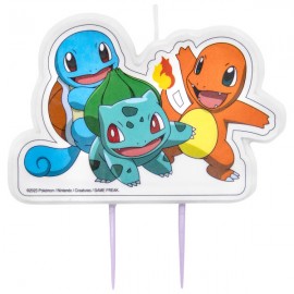 Pokemon Mini Kaarsen - 4 stuks (5,5 en 7,8 cm)