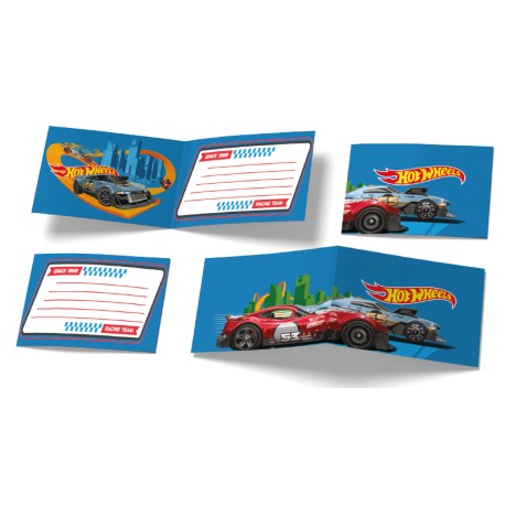 Invitaciones Hot Wheels