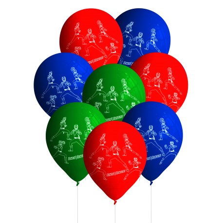 Globos Latex Power Rangers