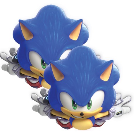 6 Caretas Sonic.